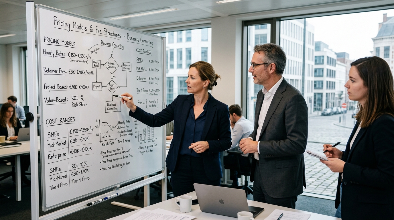 Tarifs et structures de prix du conseil en entreprise en Belgique